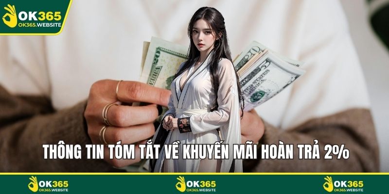 Thông tin tóm tắt về khuyến mãi hoàn trả 2%