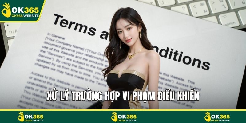 Xử lý trường hợp vi phạm điều khiển